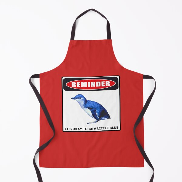 Item preview, Reminder it's okay to be a little blue penguin (danger) designed and sold by SBPenguins.