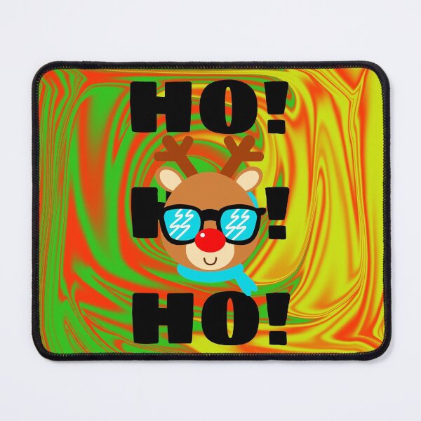 Item preview, Ho Ho Ho! Fun Christmas Reindeer Design designed and sold by D-Shirt-More.