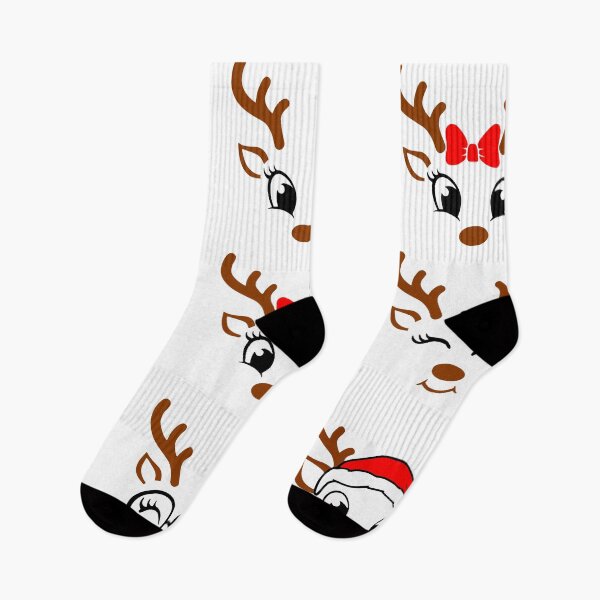 Item preview, Christmas Reindeer Faces Pack, Reindeer, Girl Reindeer, Boy Reindeer, Glasses Reindeer, Ribbon Reindeer, Christmas designed and sold by wshStudio.