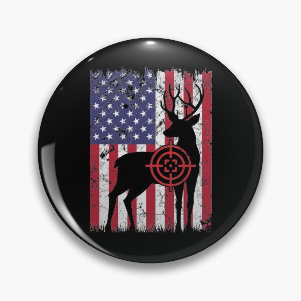 Item preview, deer hunting American flag tee hunter graphic apparel American deer hunting apparel hunter graphic flag designed and sold by jojocat90.