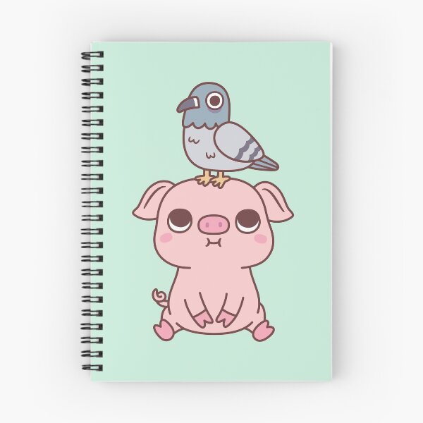 Item preview, Cute Pigeon on Little Pig Doodle designed and sold by rustydoodle.