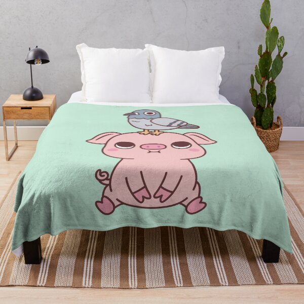 Artikelvorschau, Nette Taube auf kleinem Schwein-Gekritzel entworfen und verkauft von rustydoodle.