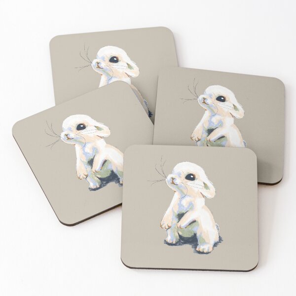 Item preview, Cute white bunny designed and sold by StudioCarper.