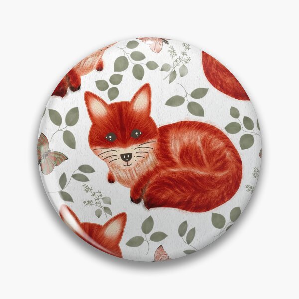 Item preview, Fox in woods designed and sold by Lilac Blooms Designs.