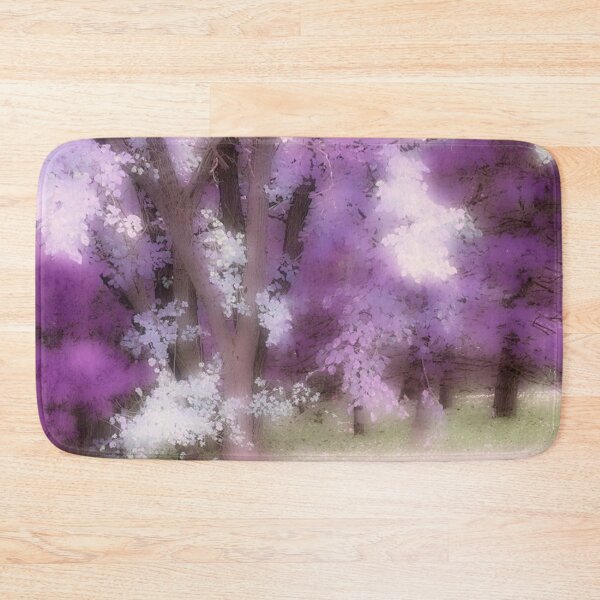 Item preview, Fantasy Misty and Soft Forest Scene in Purples and Violets designed and sold by JariHawk.