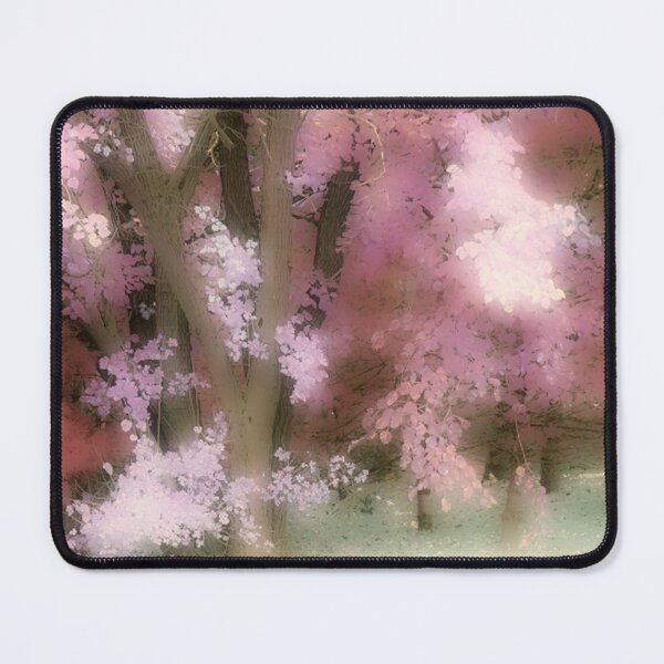 Item preview, Fantasy Misty and Soft Forest Scene in Pinks and Mauves designed and sold by JariHawk.