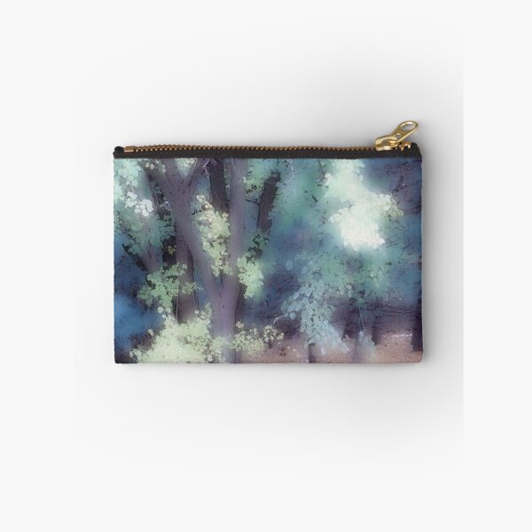 Item preview, Fantasy Misty and Soft Forest Scene in Greens designed and sold by JariHawk.