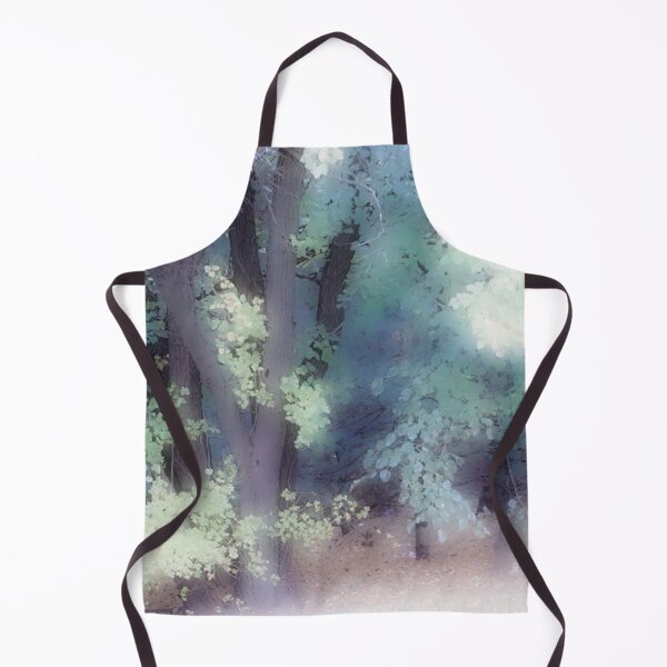 Item preview, Fantasy Misty and Soft Forest Scene in Greens designed and sold by JariHawk.