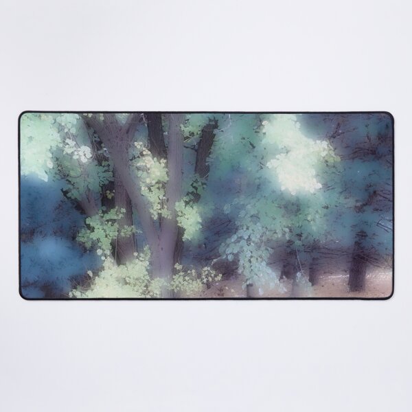 Item preview, Fantasy Misty and Soft Forest Scene in Greens designed and sold by JariHawk.