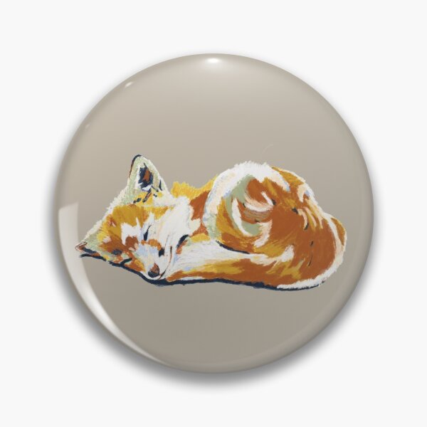 Item preview, cute sleeping fox designed and sold by StudioCarper.
