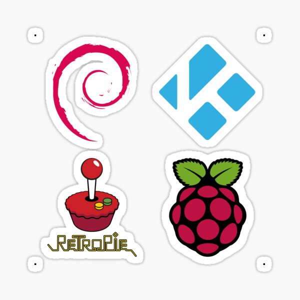 Debian Linux - Raspberry Pi Case Sticker Sticker