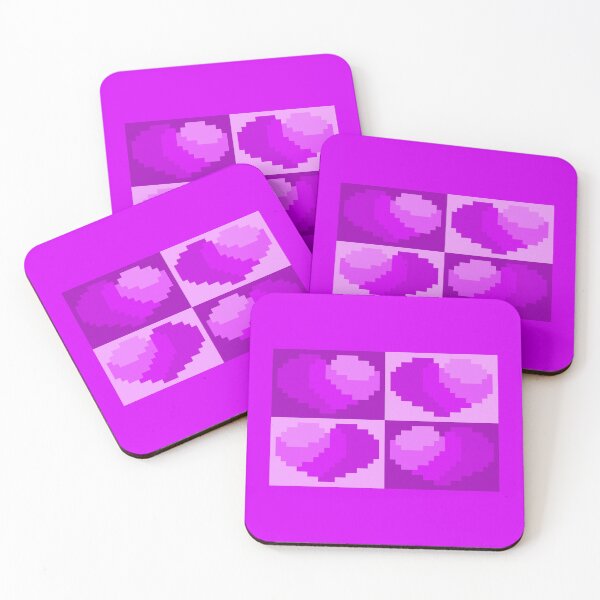 Item preview, Perfect Little Purplish Pink Pixel Hearts designed and sold by rin3d .