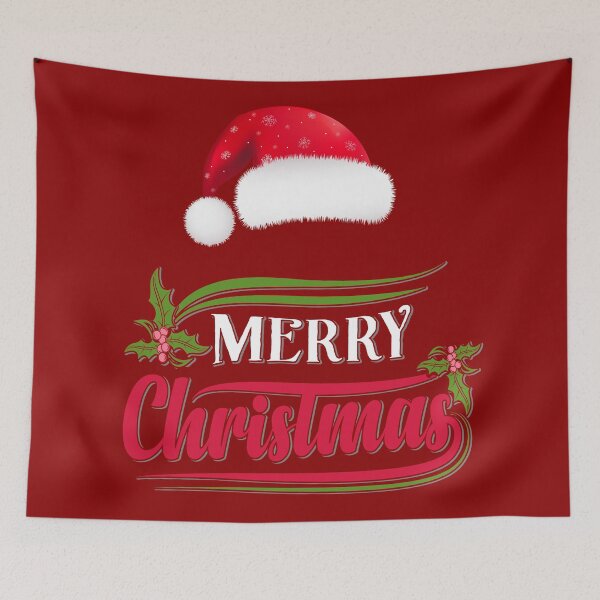 Item preview, Merry Christmas Hat Dark Red Ideas 2022 designed and sold by Ross-Sergey.