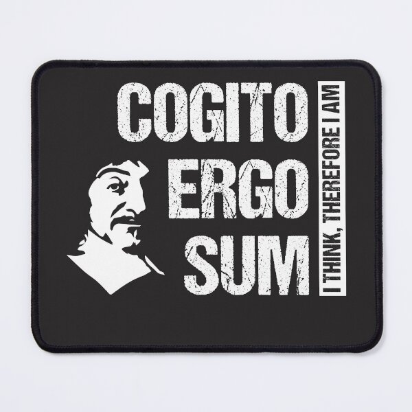 Item preview, Cogito Ergo Sum René Descartes Philosophy T-Shirt Distressed designed and sold by stearman.