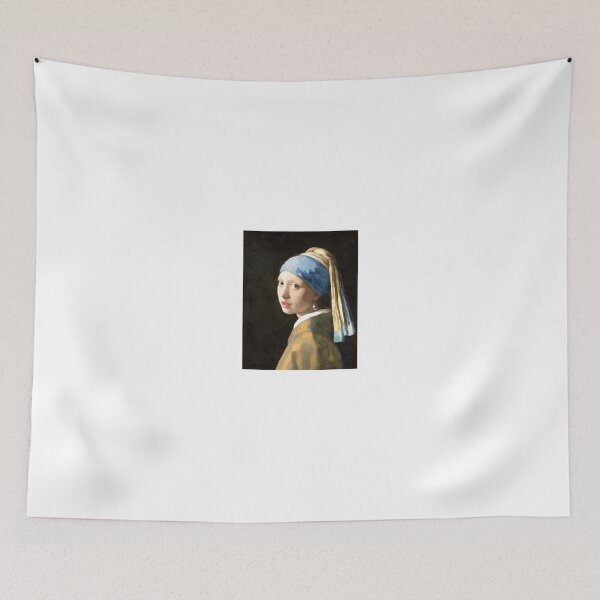 Item preview, Girl with a Pearl Earring by Johannes Vermeer Art Print designed and sold by Eva Vincent.