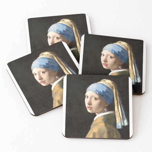 Item preview, Girl with a Pearl Earring by Johannes Vermeer Art Print designed and sold by Eva Vincent.