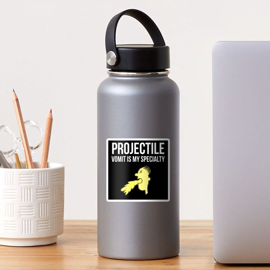 projectile-vomit-sticker-for-sale-by-slogans4u-redbubble