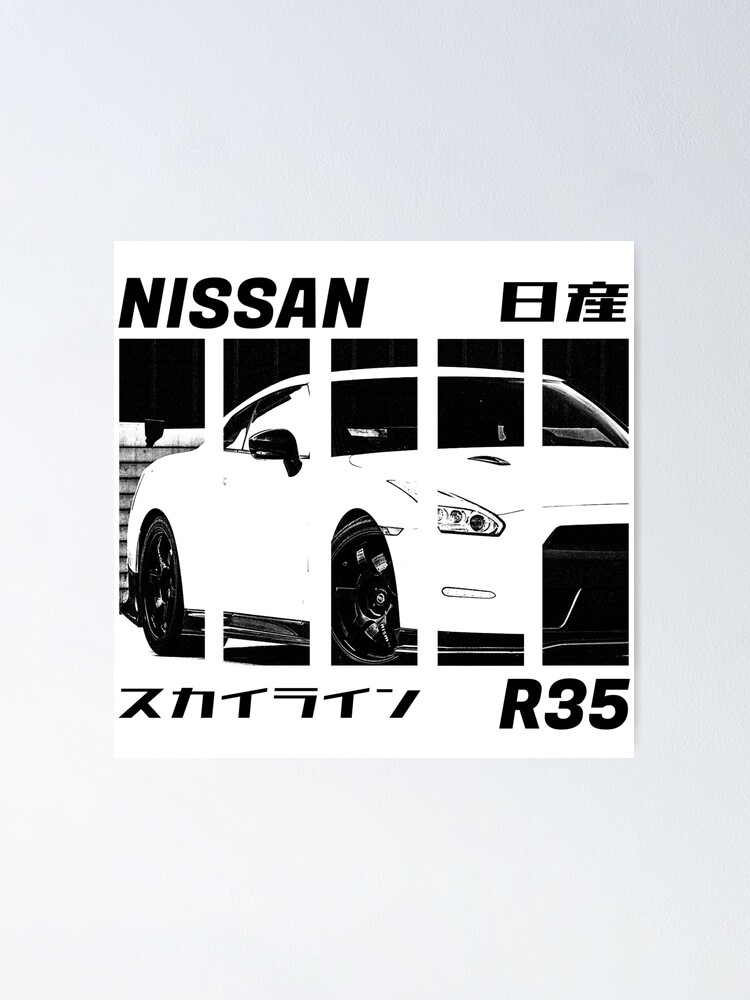 NISSAN GT-R R35 Black 'N White 3