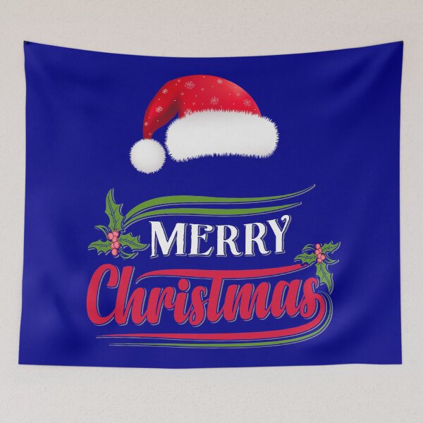 Item preview, Merry Christmas Hat Dark Blue Ideas 2022 designed and sold by Ross-Sergey.
