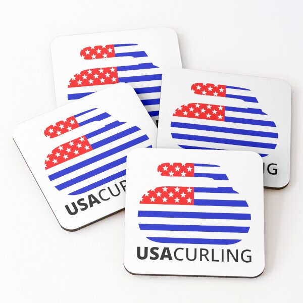 Item preview, USA Curling Essential T-Shirt designed and sold by vadim-molokov.