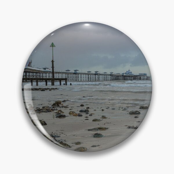 Item preview, Llandudno Pier on a Windy Day designed and sold by MargaretClavell.