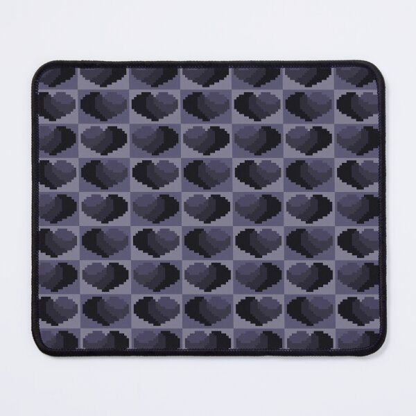 Item preview, Perfect Little Black Pixel Hearts designed and sold by rin3d .