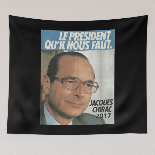 Item preview, Funny Man Le Président Qu'Il Nous Faut 2017 (Chirac) Graphic For Fans designed and sold by Zanedachiii.