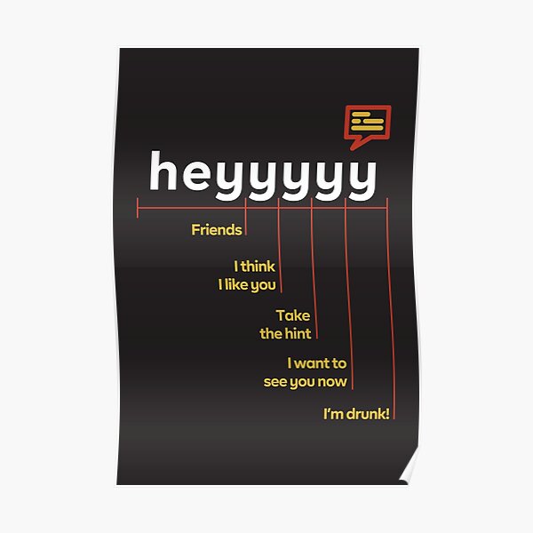 "The Heyyyy Scale Meme Chart Funny" Poster for Sale by dolapot Redbubble