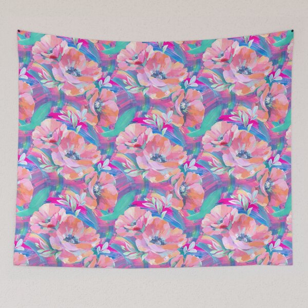 Item preview, Poppy Flower Pattern, Poppies Flower Pattern designed and sold by graphic-genie.