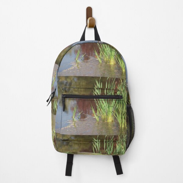 Item preview, Autumn Lake Reflection with Cattails designed and sold by JariHawk.
