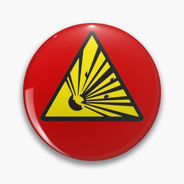 Item preview, Risc of Explosion Sign designed and sold by Exilant.