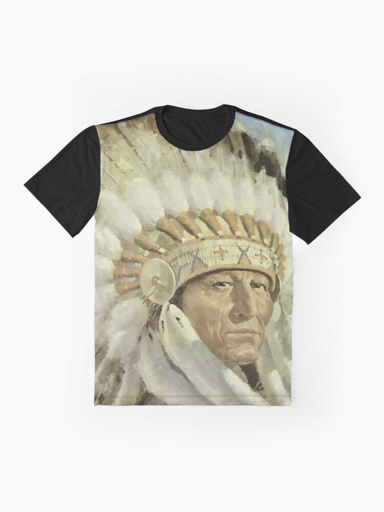 Native American Chief Traditional Art Retro' Men's Organic T-Shirt