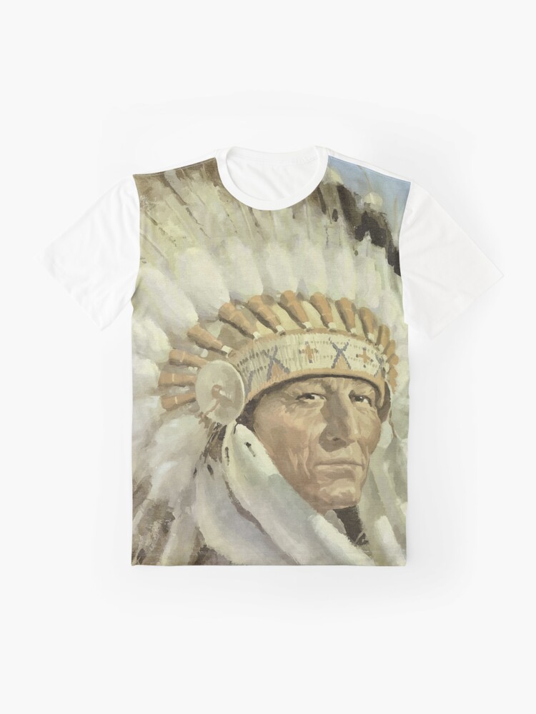 Native American Chief Traditional Art Retro' Men's Organic T-Shirt