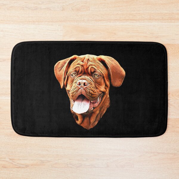 Item preview, Dogue de bordeaux French Mastiff Dog Art designed and sold by ElegantCat.