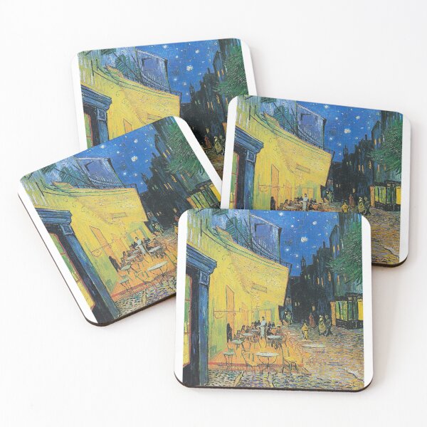 Item preview, Aesthetic Café Terrace at Night by Vincent van Gogh Art Print designed and sold by Eva Vincent.