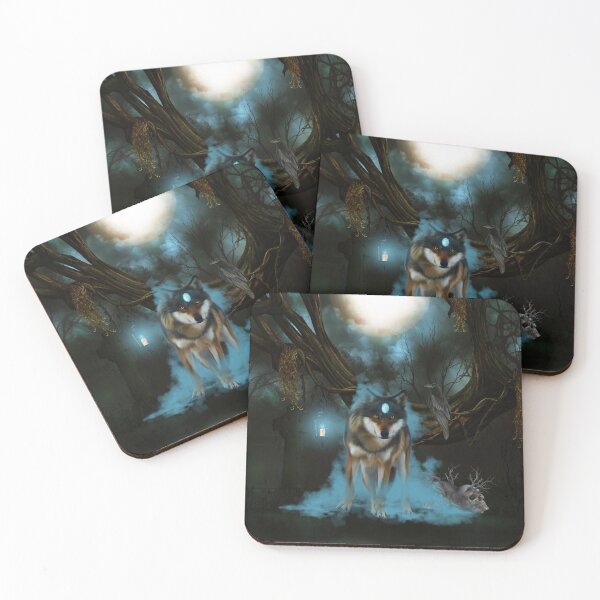 Item preview, Awesome wolf in the night designed and sold by nicky2342.