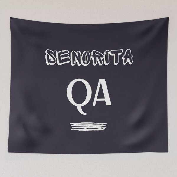 Item preview, Senorita QA Sticker designed and sold by trendingatees.
