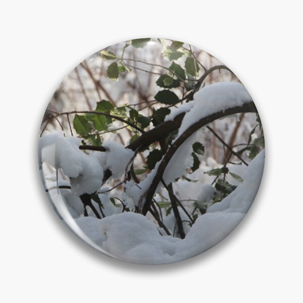 Item preview, Holly Tree Branches Covered with Snow designed and sold by JariHawk.