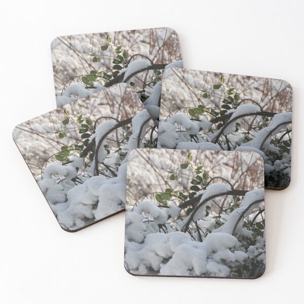 Item preview, Holly Tree Branches Covered with Snow designed and sold by JariHawk.