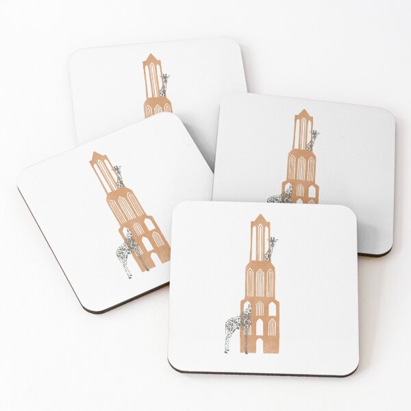 Item preview, Utrechtse dom met giraffe voor kinderkamer designed and sold by StudioCarper.