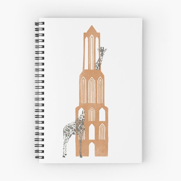 Item preview, Utrechtse dom met giraffe voor kinderkamer designed and sold by StudioCarper.