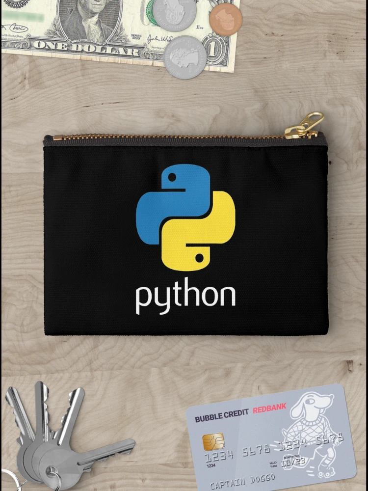 Thumbnail 3 of 4, Zipper Pouch, Funny Tee Python Programmer Computer Developers Tee (5) designed and sold by CTankdesign.