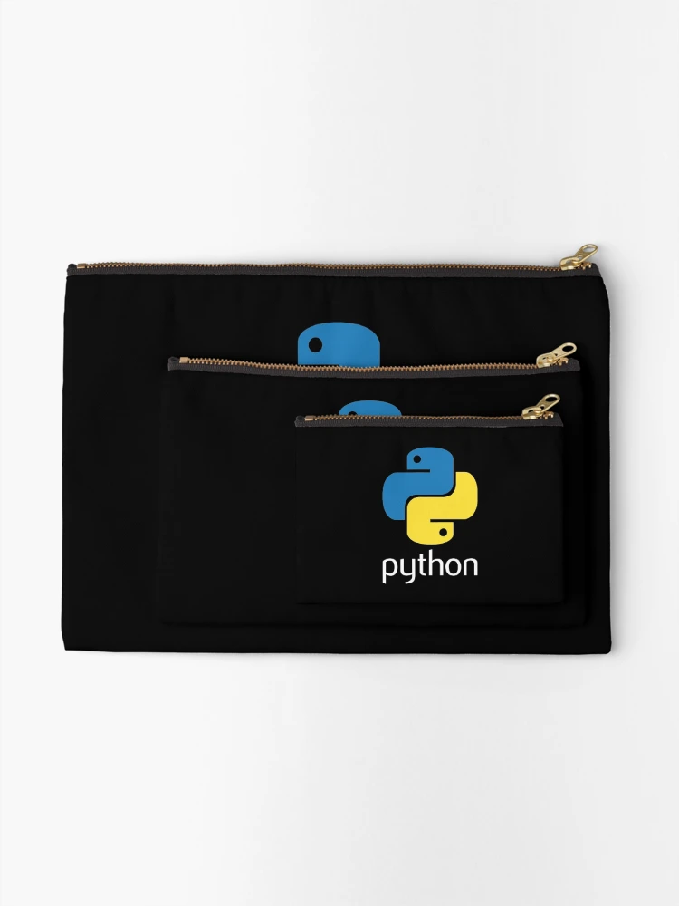 Thumbnail 2 of 4, Zipper Pouch, Funny Tee Python Programmer Computer Developers Tee (5) designed and sold by CTankdesign.