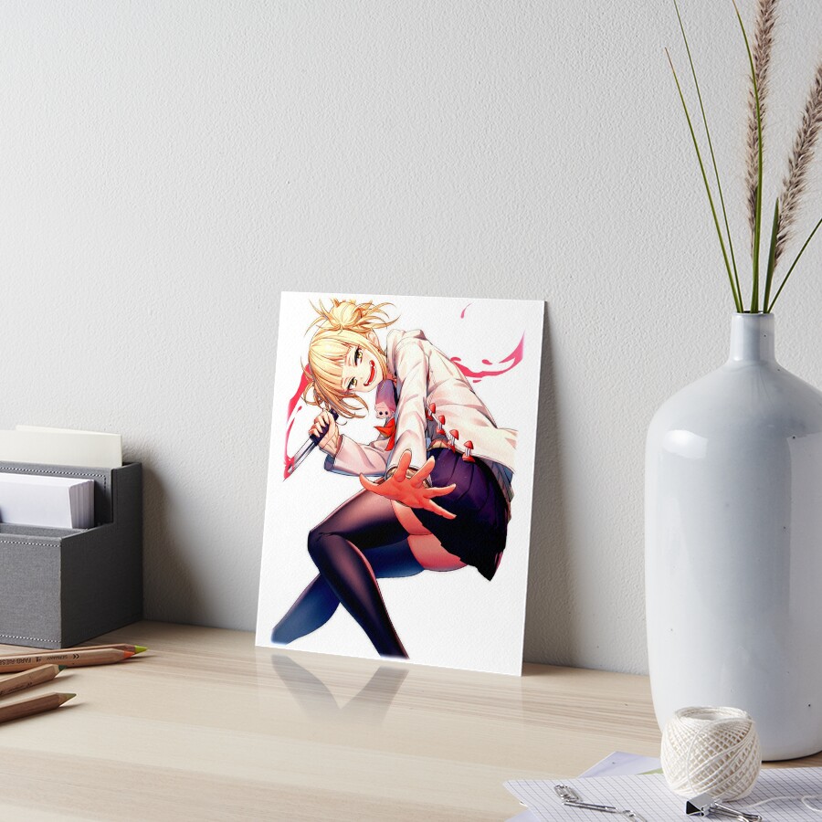 Toga Himiko Lewd Smile Hot My Hero Academy Hot Art Board Print For Sale By Wayneviet Redbubble