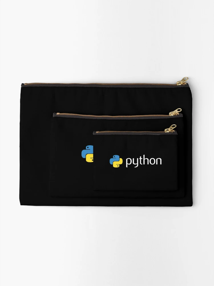 Thumbnail 2 of 4, Zipper Pouch, Funny Tee Python Programmer Computer Developers Tee designed and sold by CTankdesign.