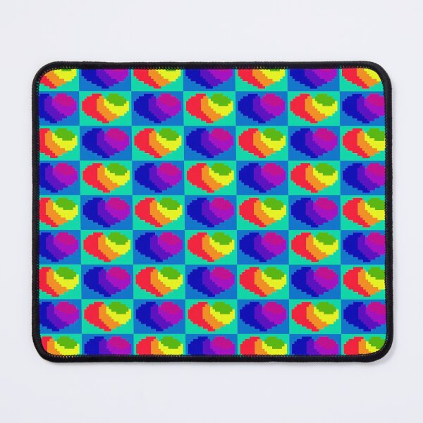 Item preview, Perfect Little Rainbow Pixel Hearts designed and sold by rin3d .