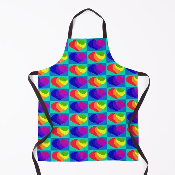Item preview, Perfect Little Rainbow Pixel Hearts designed and sold by rin3d .