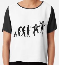 Evolution der Blues-Brüder Chiffontop
