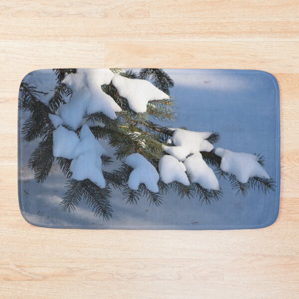 Item preview, Colorado Blue Spruce Tree Branches Covered with Snow designed and sold by JariHawk.