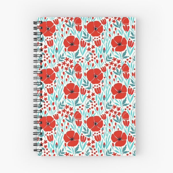 Item preview, Red Poppy Flower Pattern, Poppies Flower Pattern designed and sold by graphic-genie.